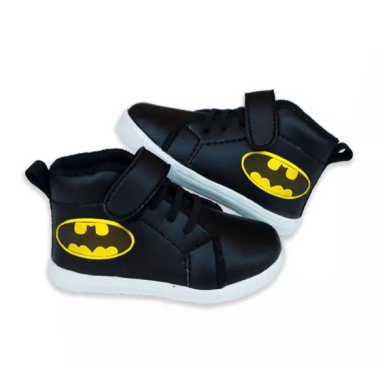 Sepatu Anak Boots Anak Laki-Laki Motif BATMAN