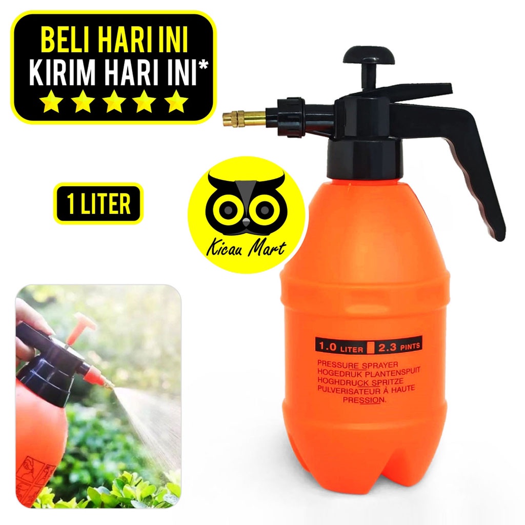 Semprotan Air 1 Liter Pompa Pressure Sprayer L Jet Pump Semprotan Tanaman Spray Air Mandi Burung Semprotan Otomatis Desinfektan Hama