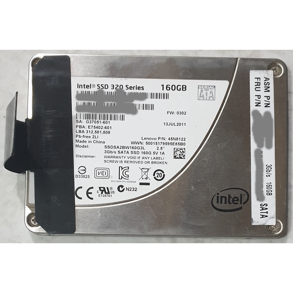 Promo Sale  Intel Series SSD 320 (160GB) & Intel SSD 520 (180GB) / Pro 1500 series (180GB) second