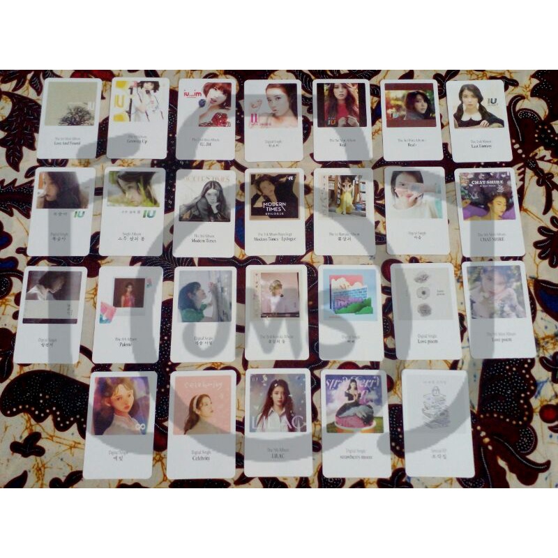 [READY] Sharing IU OFFICIAL Cover Photocard IU - Documentary [조각집 : 스물아홉 살의 겨울 ] [Pieces : Winter of