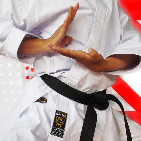 seragam baju karate pemula Senkaido tegi uniform judo aikido