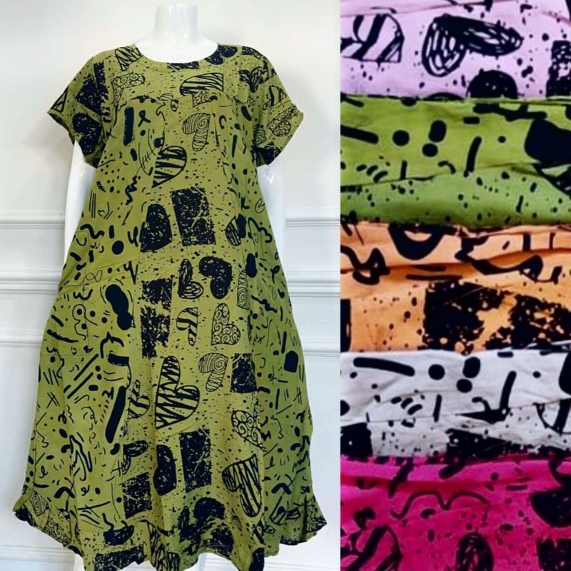 Daster Happy Sutra Ungu