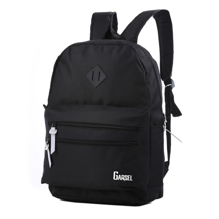 Tas Ransel Pria Hitam ZGB-587 Tas punggung Cowo - Tas Distro Ori Backpack Laptop