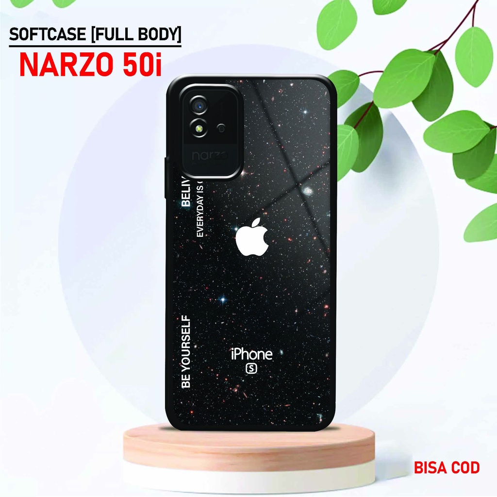 Softcase Glossy Realme Narzo 50i - Fashion Case [ UC 3 ] Realme Narzo 50i - Softcase Mengkilat Realm