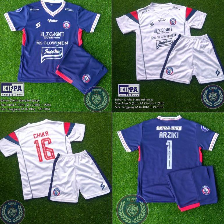 SETELAN JERSEY ANAK AREMA 2022 TERLARISS...,,,,,