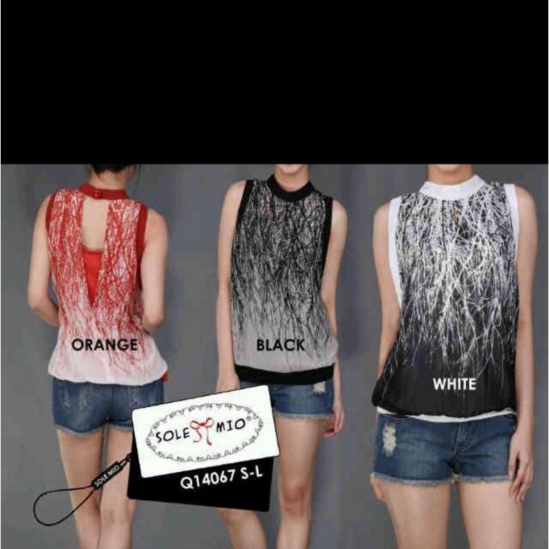 SALE Atasan SOLEMIO Q14067