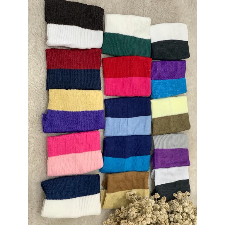 Ciput Rajut 2 Warna Warni Ciput Rajut Hitam Putih 2 Warna