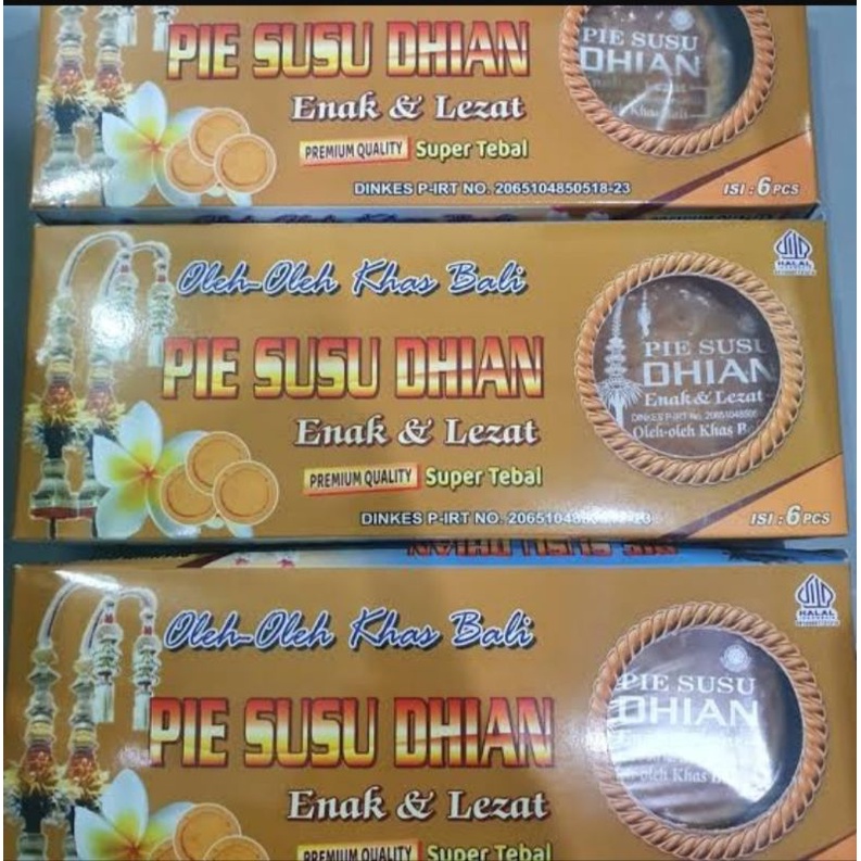 

Pie Susu Dhian Premium Jumbo isi 6 pcs oleh oleh BALI