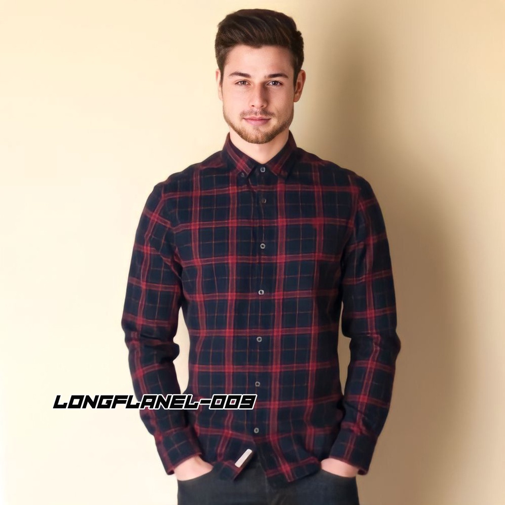 KEMAJA FLANEL ORIGINAL KEMEJA CASUAL PRIA KEMEJA FLANEL PANJANG BECCO.ID