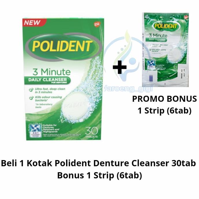 Polident Denture Cleanser