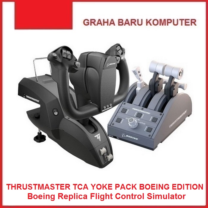 Jual Thrustmaster TCA Yoke Pack Boeing Edition Bundle Yoke Quadrant PC