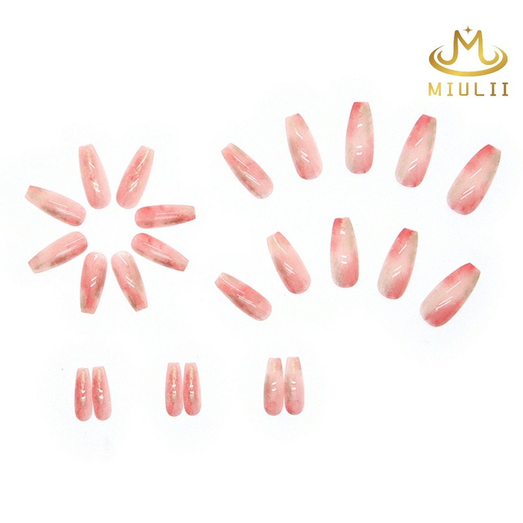 MIULII / KUKU PALSU   A0526  / 24PCS / 3D / NAIL ART / PREMIUM / CUTE / FREE LEM JELLY / KUTEK