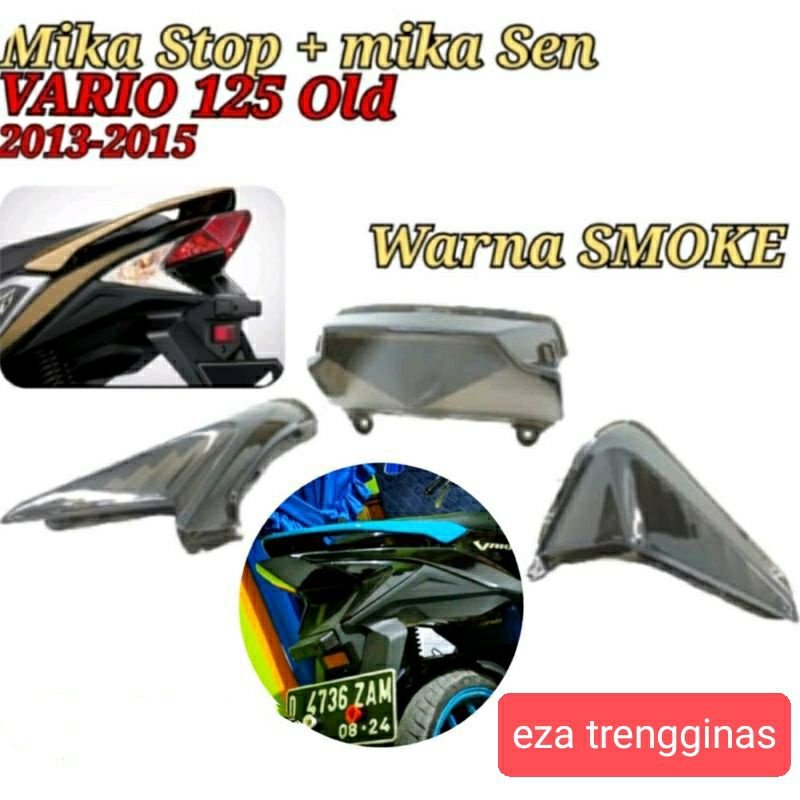 MIKA SMOKE LAMPU STOP VARIO 125 OLD 2013-2015 mika stoplamp vario old paket sen
