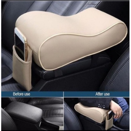 Bantal Siku Sandaran Tangan Mobil Car Arm Rest Pillow Pad Handrest High Quality Kantong Hp Mobil Memory Foam