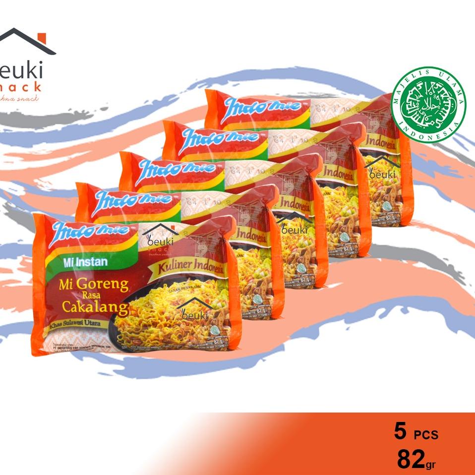 

TERLARIS 5PCS Indomie Kuliner Cakalang Goreng Khas Sulawesi Utara - 5pcs x 82gr murah