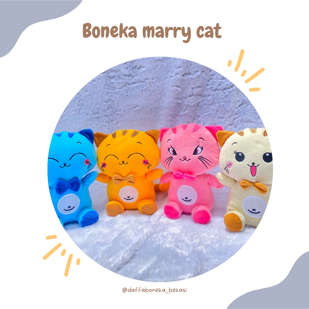 Boneka Kucing/Boneka Kucing Lucu/Boneka Kucing Imut