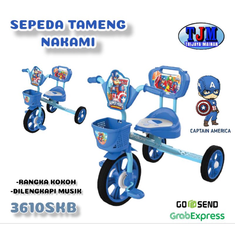 Sepeda Anak Roda 3 - Sepeda Sinchan Tameng Musik NAKAMI #3610