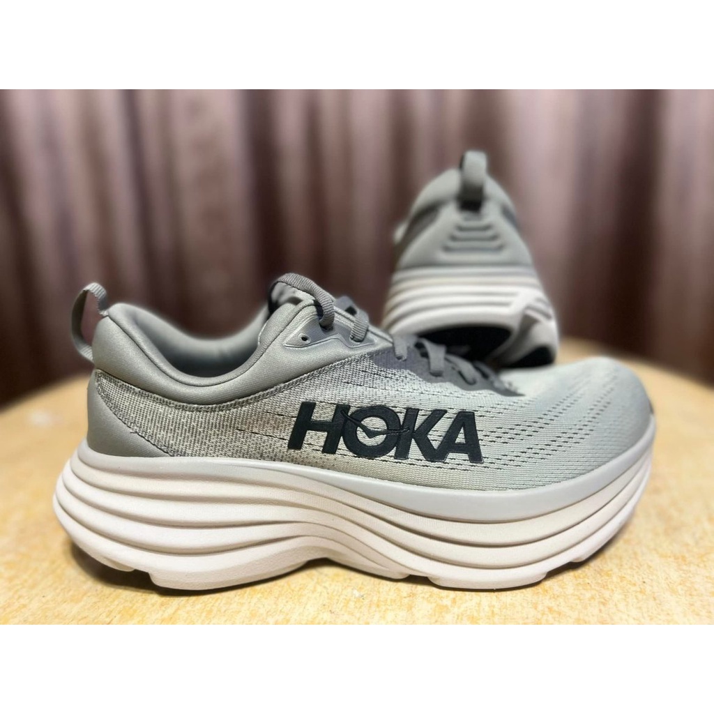 Sepatu HOKA ONE ONE BONDI 8 / Sepatu Running / Sepatu Lari / Sepatu Gym / Running Shoes / Sepatu Marathon / Sepatu HOKA