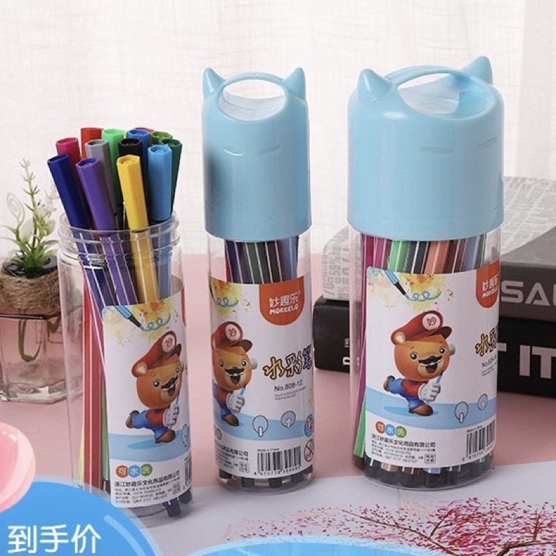 

pensil warna 18 warna, kemasan hanya warna pink