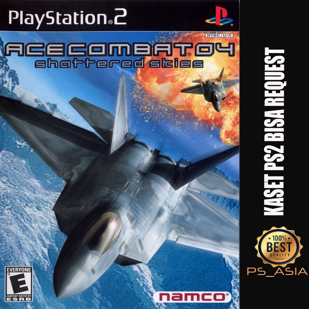 Kaset PS 2 Ace Combat 04 Shattered Skies