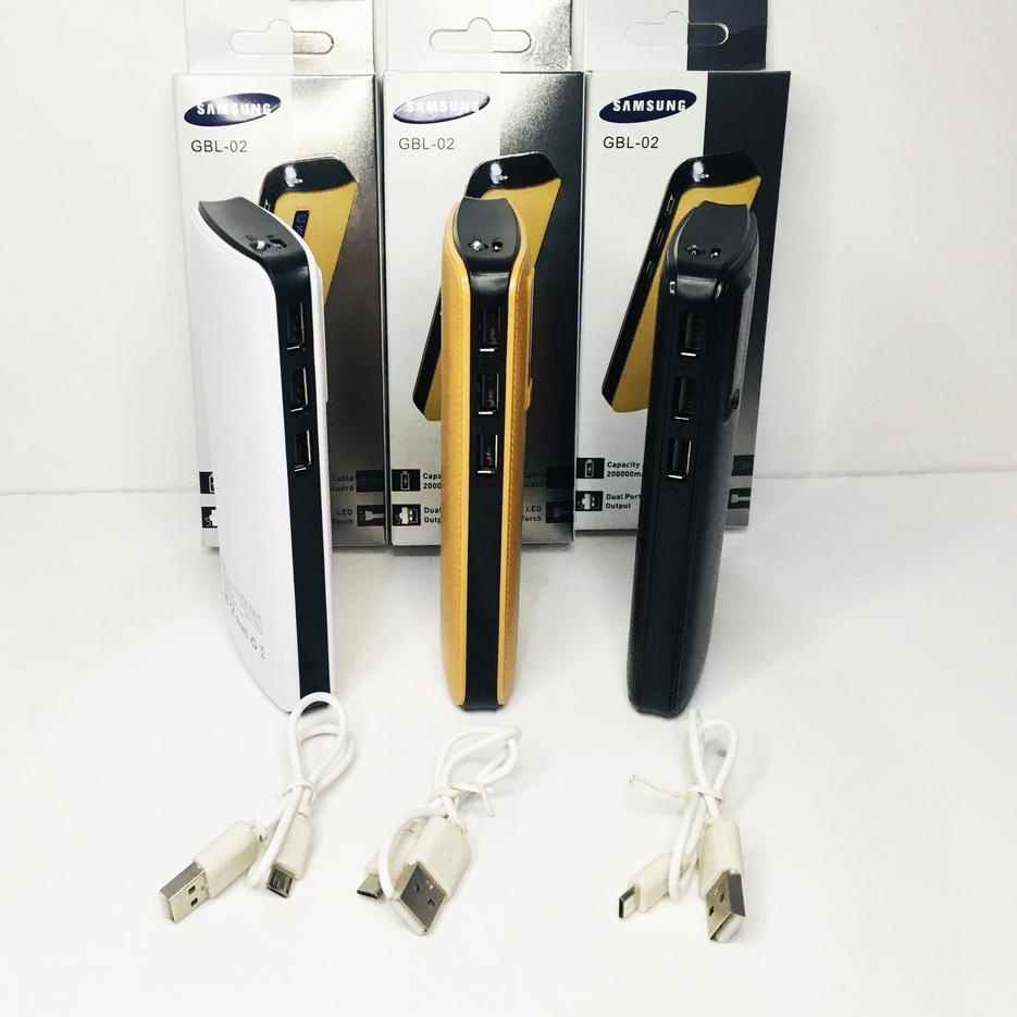 Dapatkan disini--SAMSUNG POWER BANK GBL-02 19900MAH 3 OUTPUT USB PORT POWERBANK