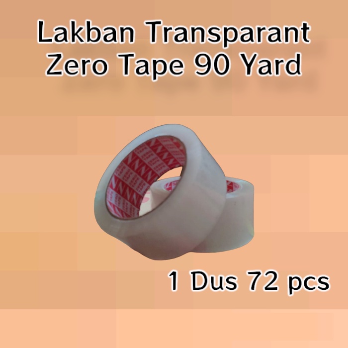 

Isolasi Tape Lakban Zero Tape Murah 45mm x 90 yards Lakban / isolasi / plakban