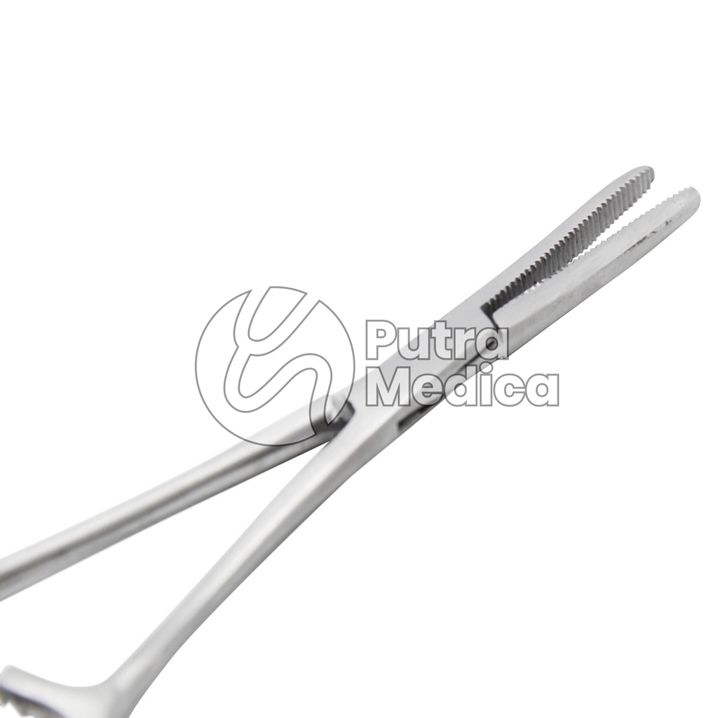 Sakamed Klem / Clamp Lengkung Lurus / Instrumen Instrument Penjepit Stainless