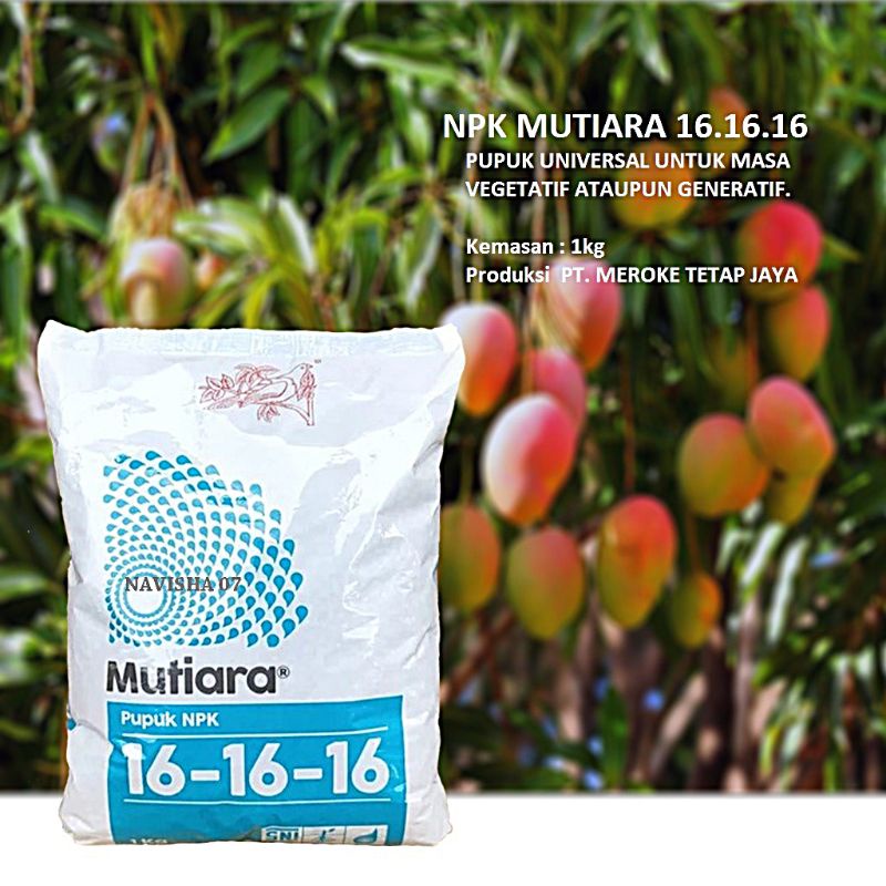 PUPUK MUTIARA MEROKE NPK 16 16 16