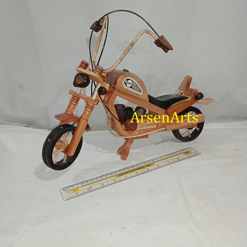 Miniatur Motor Kayu Mahoni Harley Davidson Ukuran Besar (P. 35 cm) dan Jumbo (P. 40 cm) Termurah Kwalitas Oke