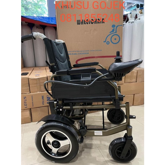 (Gojek) Kursi Roda Travel Sella elektrik/ Kursi Roda Travelling Lipat
