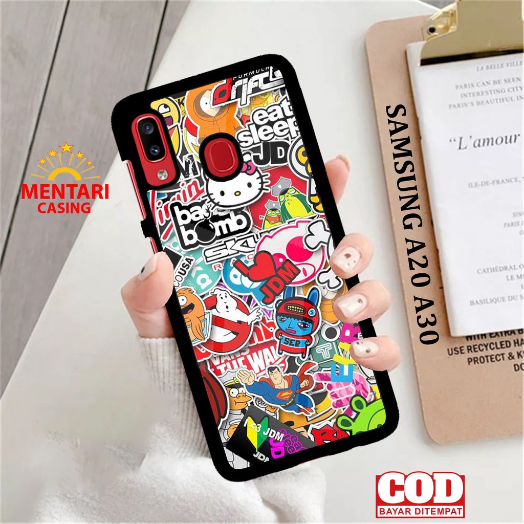 Case SAMSUNG A20 A30 CASING SAMSUNG A20 A30 [ GRAF AESTHETIC ] Mentari casing case hp kondom hp case