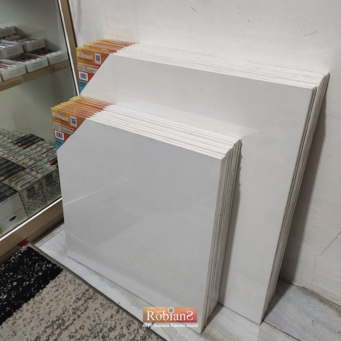 Jual Kanvas Lukis Papan Kanvas Robians Panel Kanvas Artist Tebal Mm Shopee Indonesia