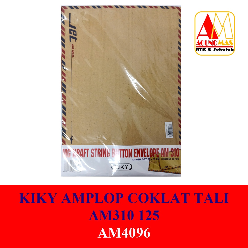 

KIKY AMPLOP COKLAT TALI AM310 125
