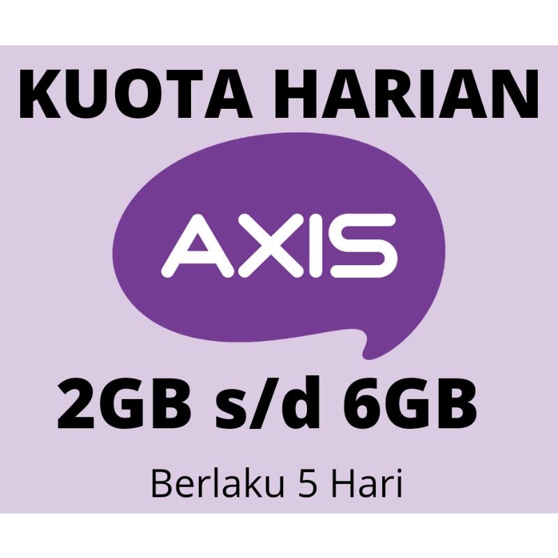 AXIS KUOTA 2GB - 6GB 5 HARI