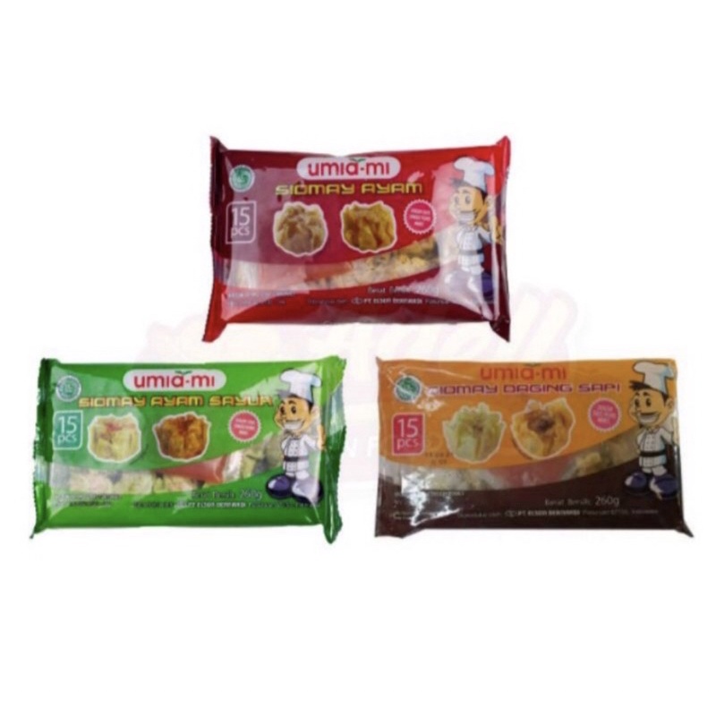 

Umiami Siomay ayam,sapi,ayam sayur isi 15pcs