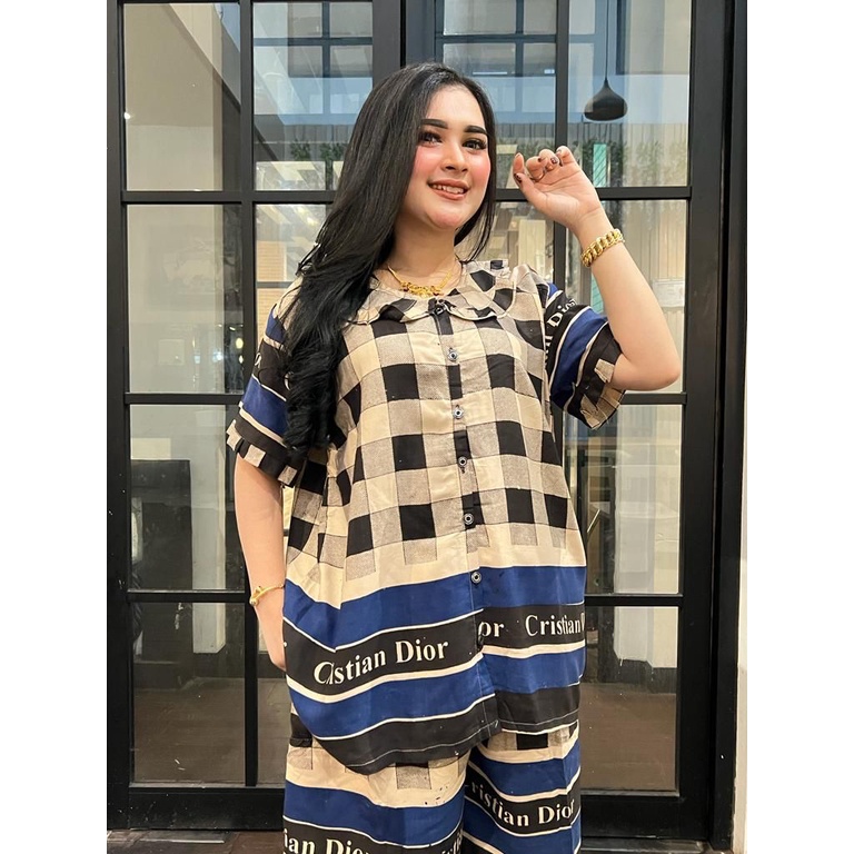 Setelan kulot CD daster arab rayon