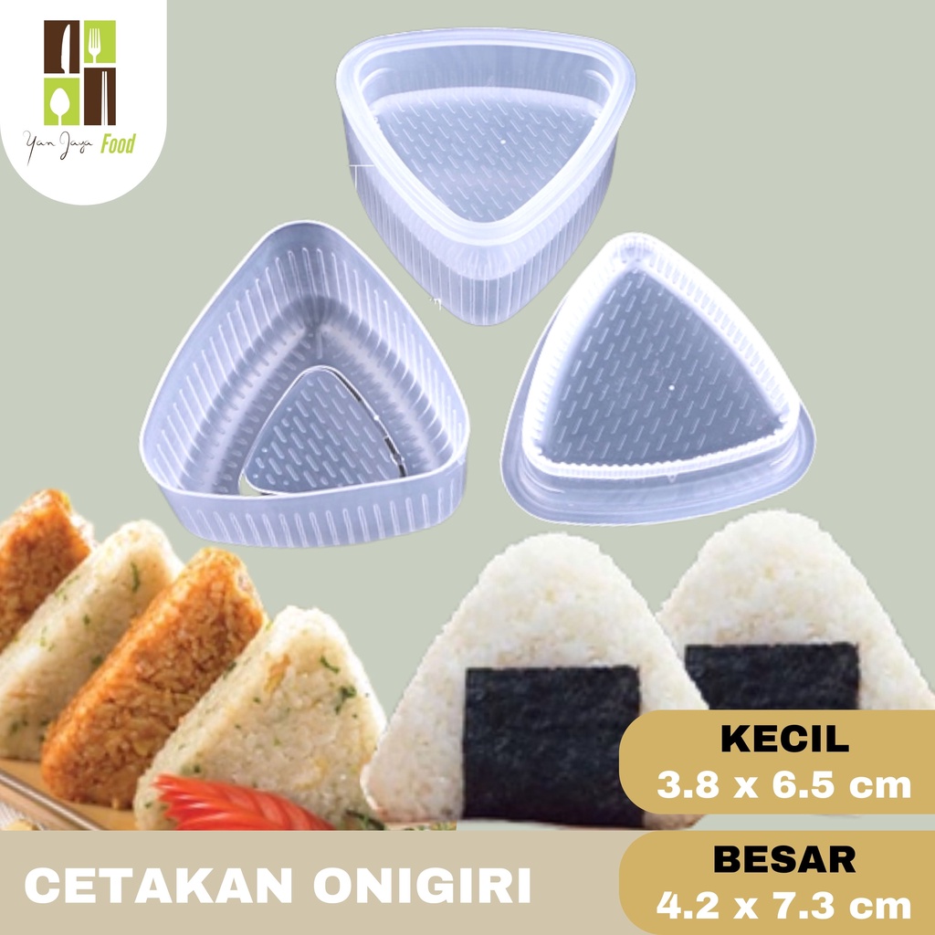 Cetakan Onigiri Sushi Nasi Bento Jepang Anti Lengket