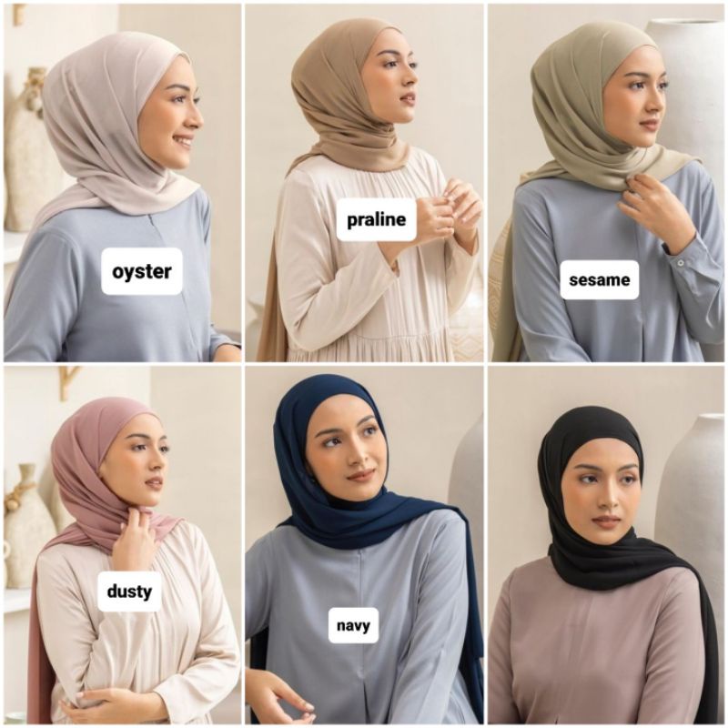 HL Instant pashmina hijab pashmina instant by heavenlights