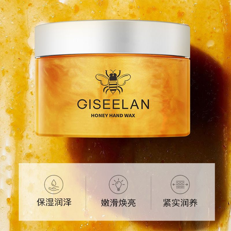 Giseelan Honey Hand Wax Krim Exfoliating - Masker Tangan Exfoliating Hand Mask