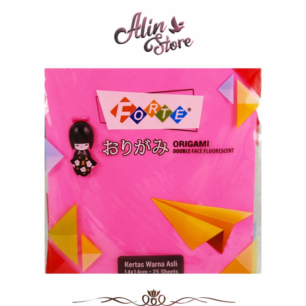 

Kertas Lipat Origami 14 X 14 (Isi 25 Lembar) Forte