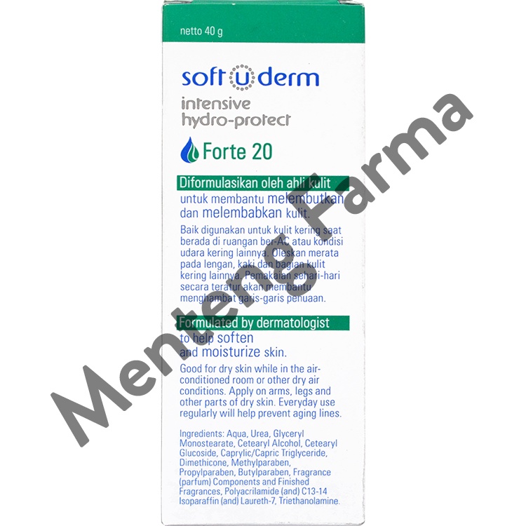 Soft U Derm Intensive Hydro Forte 40 Gram - Krim Pelembab Kulit Kering