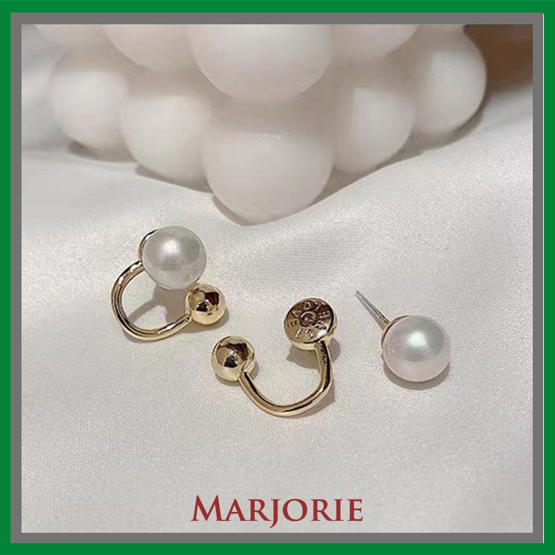 Anting-anting Mutiara Temperamen  Anting-anting Desain Sederhana Wanita  Anting-anting Kepribadian Perak 925-MJD