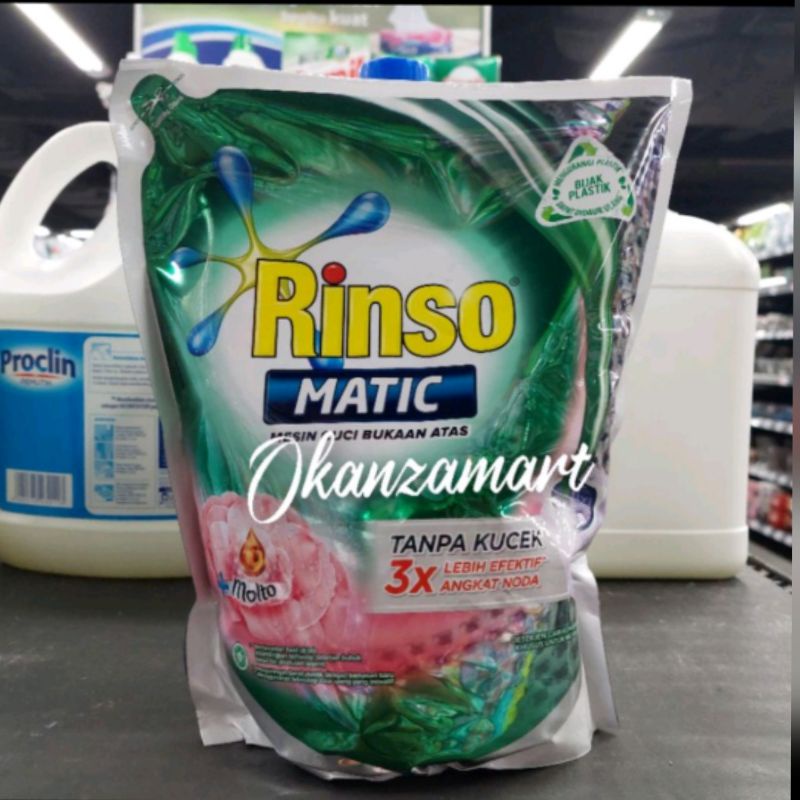 Rinso Matic Liquid Cair Bukaan Depan | Bukaan Atas