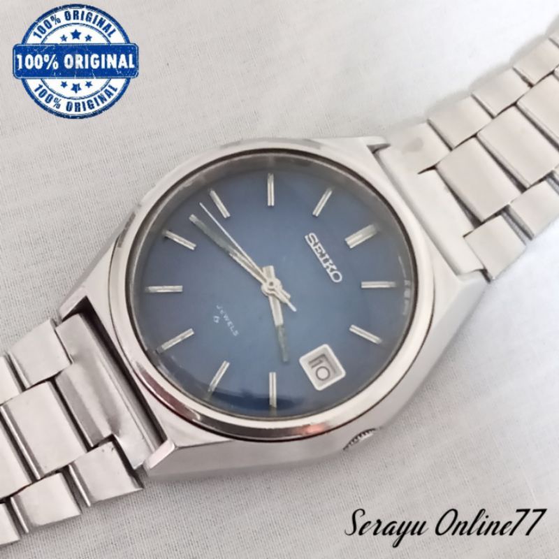 Jam Tangan Seiko Vintage call 6308 Blue Dial Special