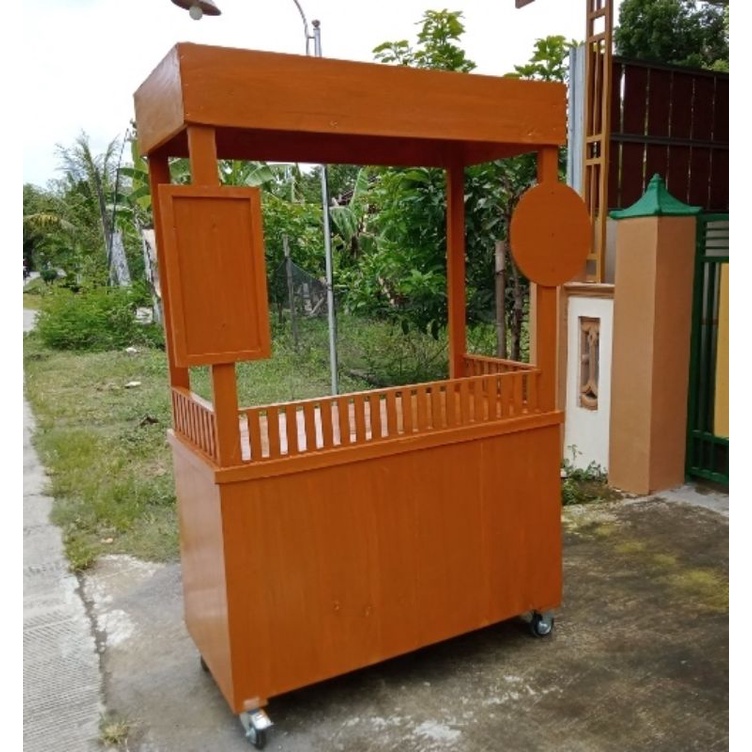 Gerobak booth usaha minuman