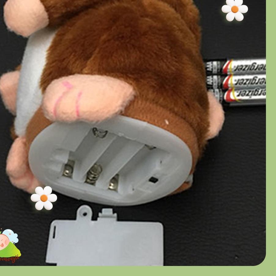 Mainan Bayi Boneka Hamster Bisa Bicara MOMOGII