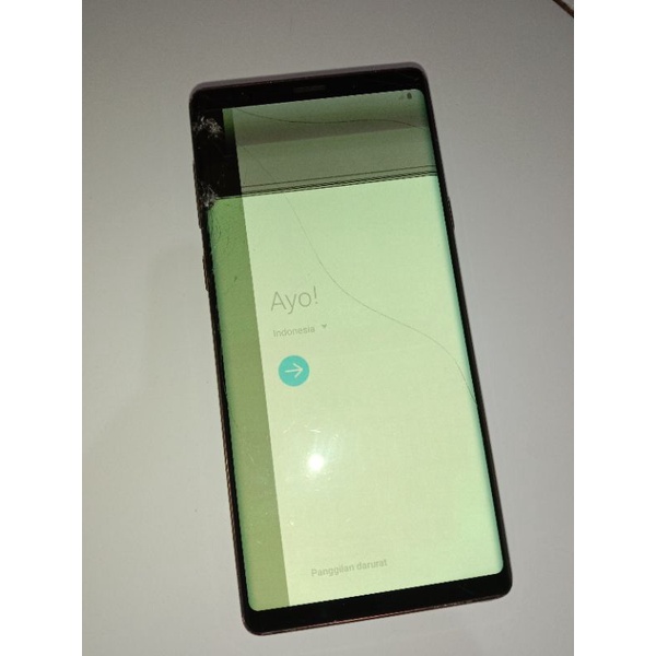 Minus lcd Samsung note 9 sein