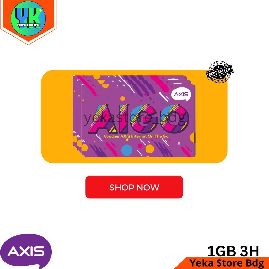 Voucher Kuota Axis 1GB=5GB 3 HARI Voucher Data Ready Stock