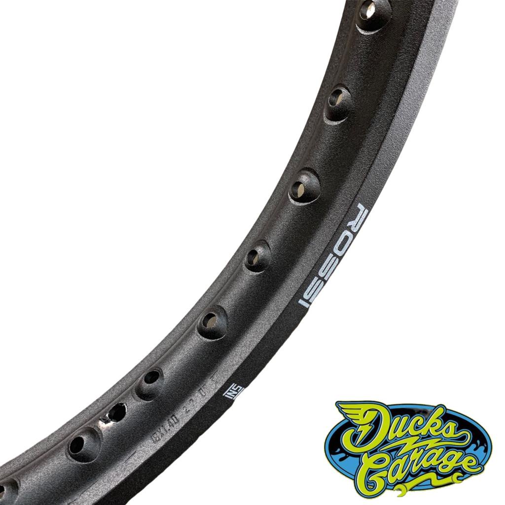 Ring Velg ROSSI Depan Belakang Honda Win Win100 Ukuran 18.140 17.160 HITAM