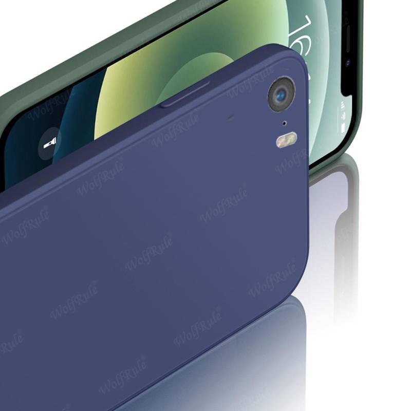 Casing Soft Case Bumper Bahan TPU Silikon Cair Untuk iPhone 5 / 5S / SE 2016